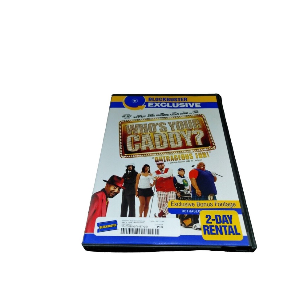 Who's Your Caddy (Blockbuster Exclusive, DVD) 2007 - DVD - GOOD